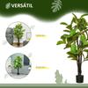 Artificial Ficus Plant 130 Cm With 78 Leaves And Decorative Artificial Plant Pot For Indoor And Outdoor Home Living Room Office Green