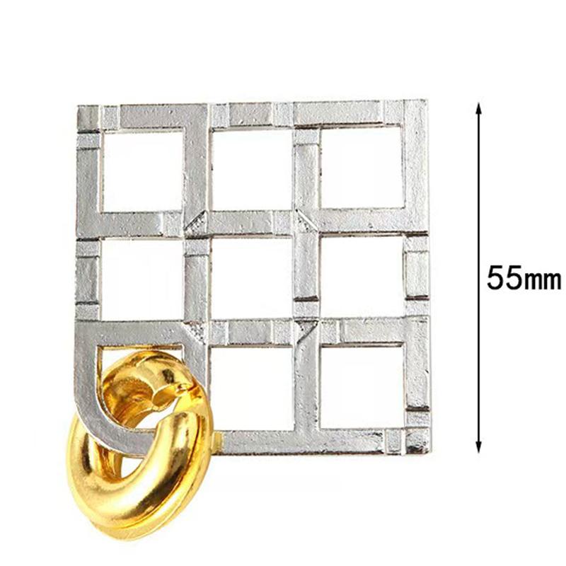 Disentanglement Cast Metal Puzzles TianZI Lock Brain Teasers for Adults Teens Kids IQ Test Toys Educational Gifts