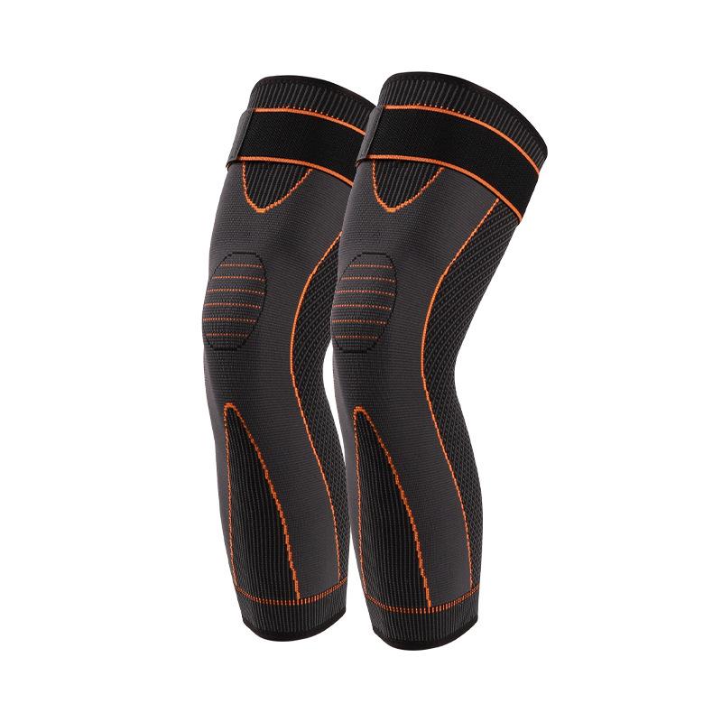 

1/2Pcs Full Leg Compression Sleeve With Compression Strap For Women Men Long Leg Sleeve For Running Basketball Football Cycling XXL