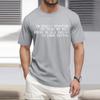 Men'S Fashionable T-Shirt, Street Casual Short Sleeved Clothing