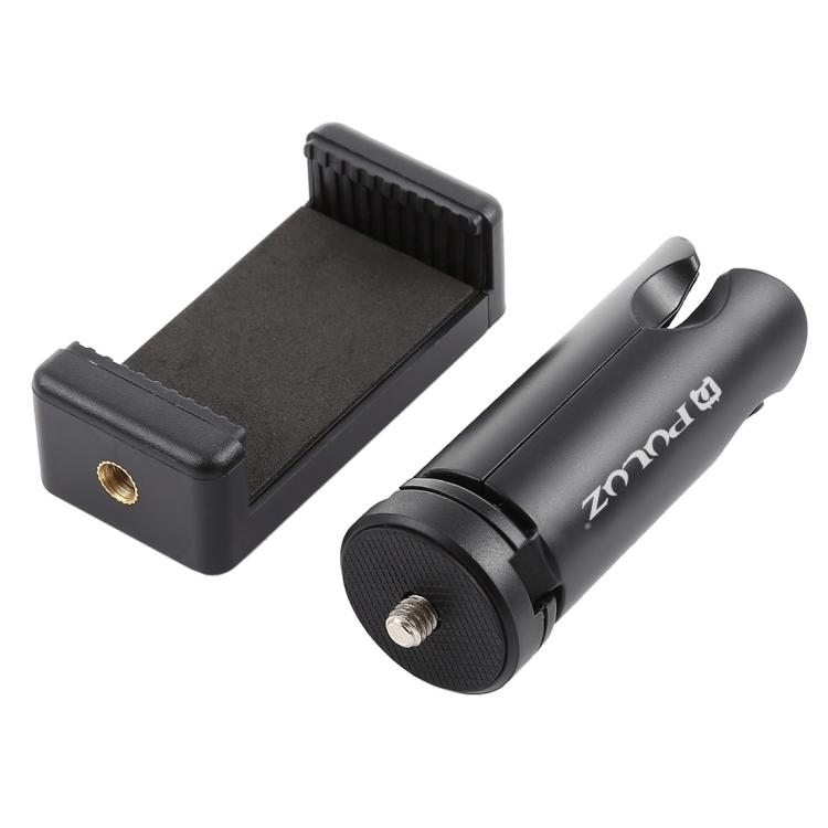 PULUZ Mini plastikowy statyw + uniwersalny uchwyt na telefon, do iPhone'a, Galaxy, Huawei, Xiaomi, Sony, HTC, Google i innych smartfonów