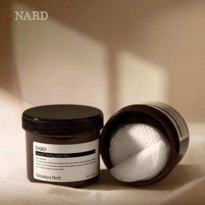 NARD Mild Acidic Peeling Toner Pad 140ml – Gentle Exfoliating PHA Toner Pads for Smooth and Clear Skin (70 Pads X 2)