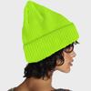 Elastic Windproof Beanies Knitted Solid Color Hat for Women Men Keep Ear Warm Hat Cold Weather Skiing Cycling Supplies