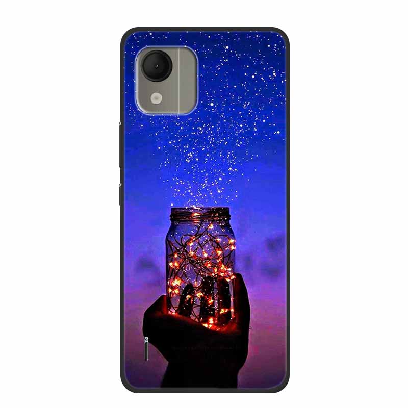 For Nokia C110 4G Case Luxury Silicone Back Cover for NokiaC110 Phone Coque C110 2023 Protector Shockproof Colorful Capas Bumper
