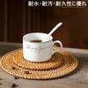 Handmade, Heat-Resistant Rattan Trivet, Natural Material, Round, Washable, Thick, Heat-Resistant, Suitable for Iron Kettles, Pots, Donabe, and Ironwar