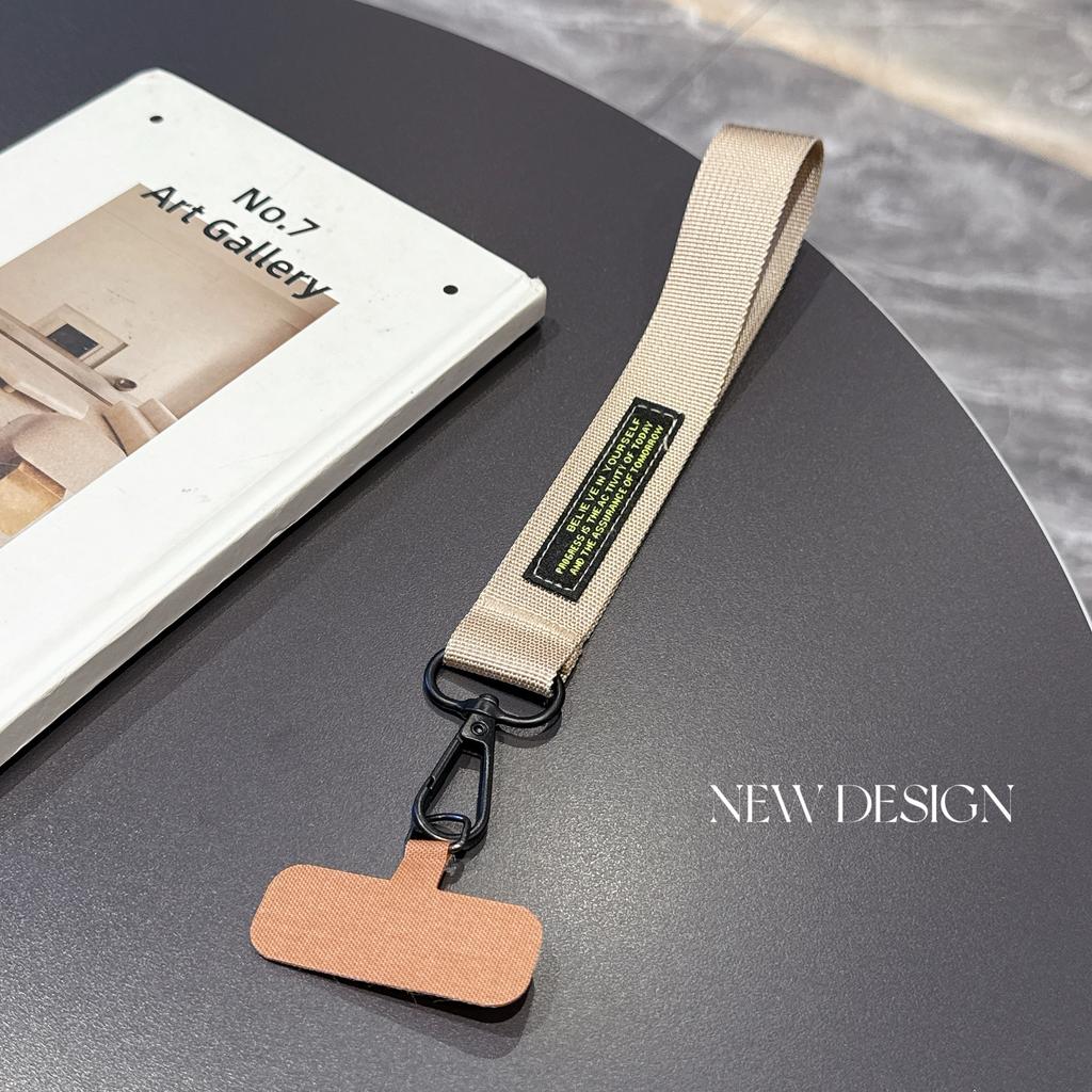 Simple And Fashionable Mobile Phone Lanyard, Short Wrist Strap, Enlarged Anti-Loss Pendant, Universal Bracelet For keys And Bags