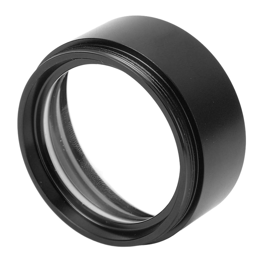 Microscope Auxiliary Objective Lens High Transmittance Anti Blue Stereo Microscope Auxiliary Objective Lens 0.7X Black