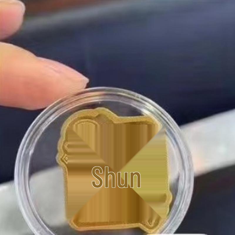99.9% Pure Gold Phone Sticker - Shuibei Princess Style for Wealth & Prosperity