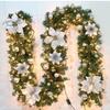 Creative Green Artificial Christmas Tree Banner Party Atmosphere New Year's Door Wreath Christmas Vine Wreath Decoration Props