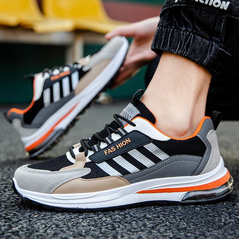 Modische Herren Sneaker Plateau Laufschuhe Luftpolster Sneaker Trend Freizeit Schuhe Rutschfeste Sportschuhe 39-44 Herrenschuhe
