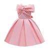 Children's Girls' Dresses Colorblocked Pleated Sleeveless Princess Dresses Strapless Pleated Princess Dresses