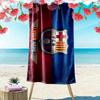 FC Barcelona Print Beach Towel, Large Soft Quick Dry Towel for Beach Camping Swimming