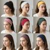 Elastic Polka Dot Headband Adjustable Wide Headband Retro Sport Headscarf  Photo Props