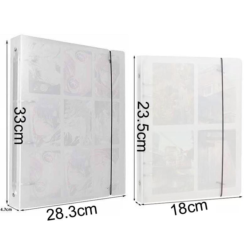 9 Pocket Card Binder Sleeves Cover Collection Album Holder Folders Fit For YuGiOh MTG TCG Game Sports Cards A4 A5 Photo Storage