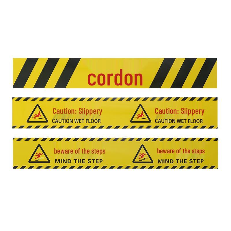 PVC Fire Safety Warning Signs Sticker Pack
