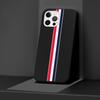 Custodia per telefono per Apple Iphone 14 11 13 Pro Max 12 Mini Xr 7 8 + Se 2020 Xs 6 6s Plus Sport Strisce di marca Cover in silicone nero