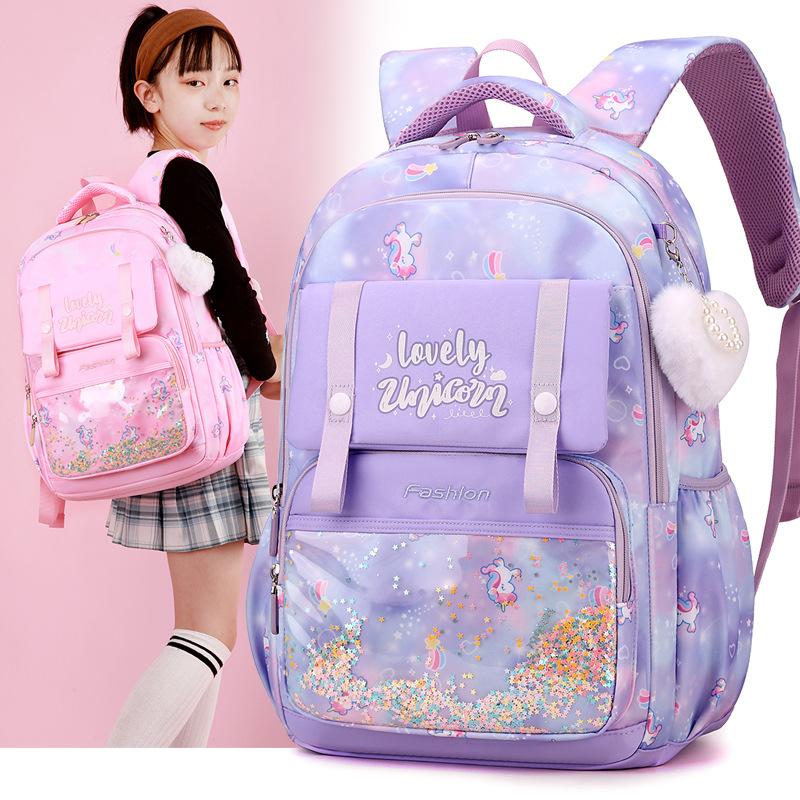 School Bag Backpack Women's Ins Niche High Value Large Capacity Junior High School Casual Versatile Batch