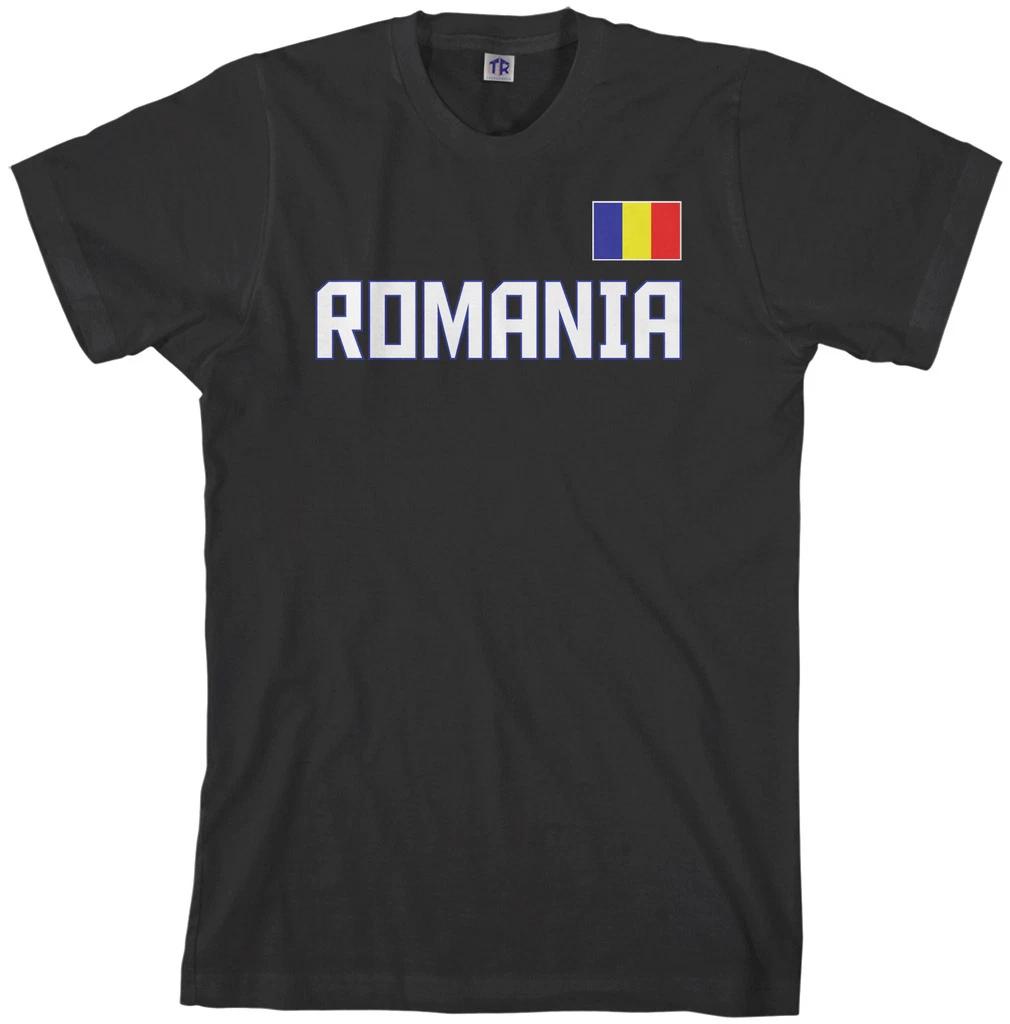 Threadrock Men s Romania National Team T shirt bucharest flag L