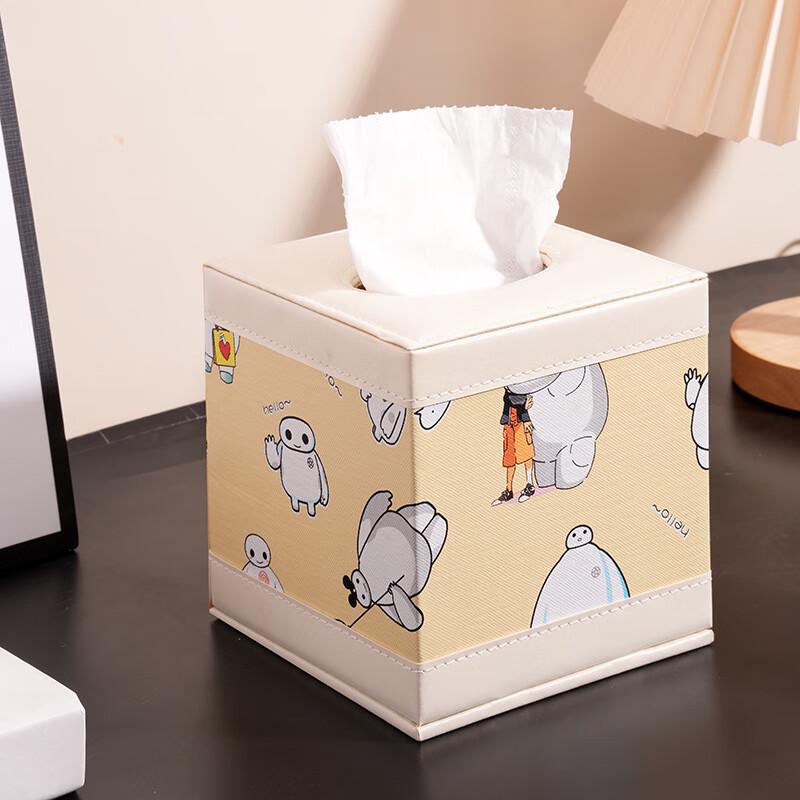 Leather Square Tissue Box