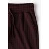 H M Regular Fit Textured Sweat sHorts pluM Purple