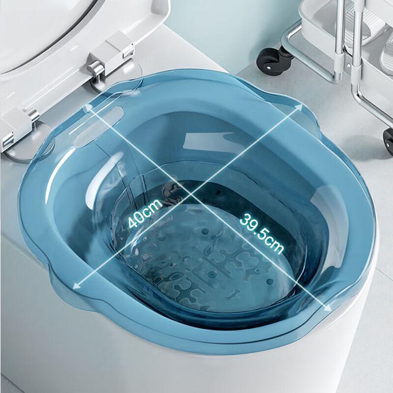 COOKSS Squat-Free Toilet Sitz Bath with Sprayer