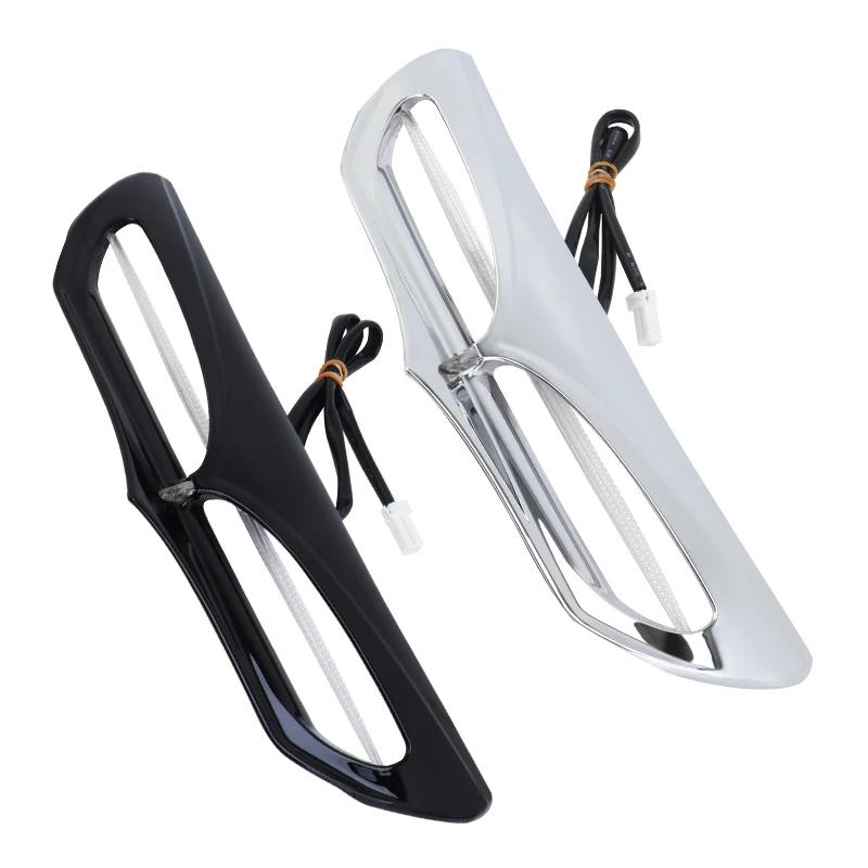 Motorcycle Batwing Fairing Vent Trim Accent LED Light For Harley Touring Electra Street Glide FLHTCU Tri Glide Ultra 2014–2022
