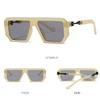 Timeless Retro Stylish High End Designer Style Travel Friendly Oversized Square Shaped Female Male For Both Women Sun Glasses