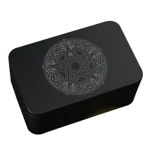 Deck Case, Tarot Card Case, Trading Card Case, Tarot Card Holder, Tarot Card Box, Tarot Storage Case, Protective Case with Card Display Window, Compat