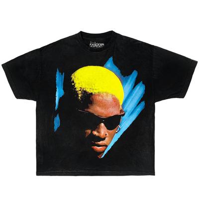 Vintage Dennis Rodman Graphic T-Shirt NBA Legend 90s Streetwear Retro Hip Hop Te