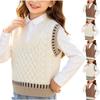 Gilet Pullover a Maglia Senza Maniche per Bambini