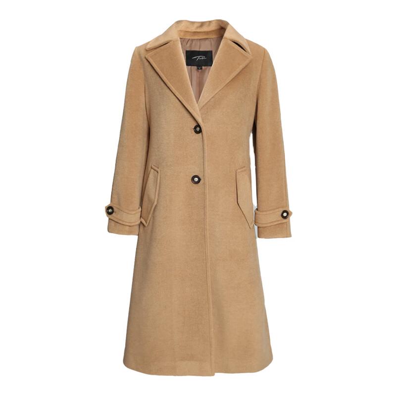 Women's Lapel Mid-Length Wool Coat