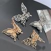 1pc Exquisite Elegant Metallic Butterfly Hair Claw Intricate Designs Perfect Boho Chic Styles Daily Whimsical Hair Accessories