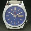 REFURBISHED VINTAGE SEIKO EXPO 70 AUTOMATIC JAPAN MENS BLUE DIAL WATCH a433580-2 R117-a433580