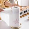 HeMu Wrought iron vertical tissue rack hotel restaurant napkin storage tissue rack kitchen oil absorbing paper roll paper rack