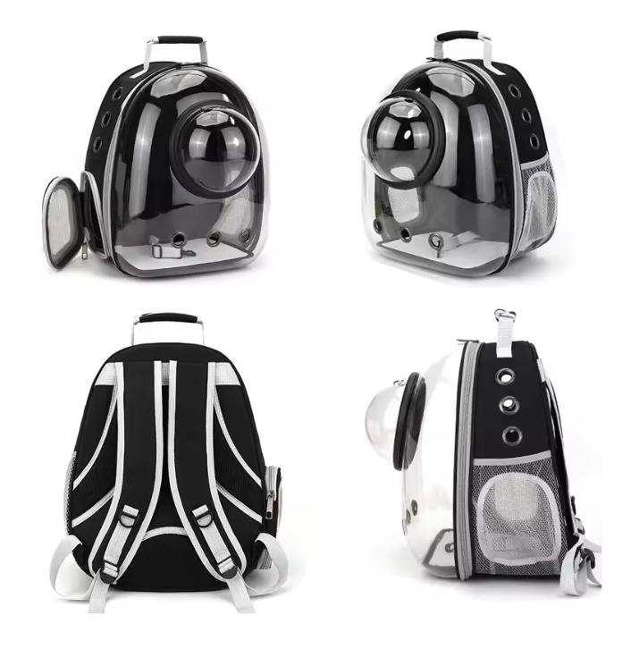 Portable Cat Pet Carrier Backpack Transparent Capsule Bubble Pet Backpack Small Animal Puppy Kitty Breathable Carrier for Travel