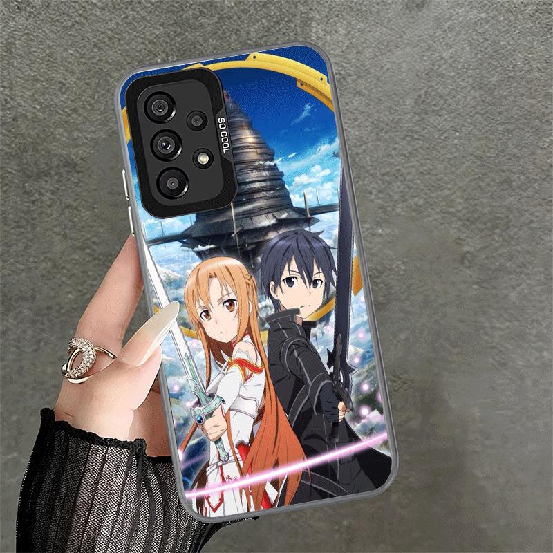 Sword Art Online Anime Shockproof Phone Case for Samsung A17 A16 A15 A14 A37 A57 A36 A56 A26 A35 A55 A25 A34 A54 A24 A13 A23 A33