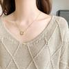 Mocana Women's V-Neck Long-Sleeve Knitted Sweater