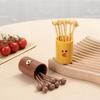 10Pcs Cute Mini Toothpicks Cartoon Kids Food Picks Plastic Fruit Forks Bento Decorative Tableware Food Picks Dessert Fork