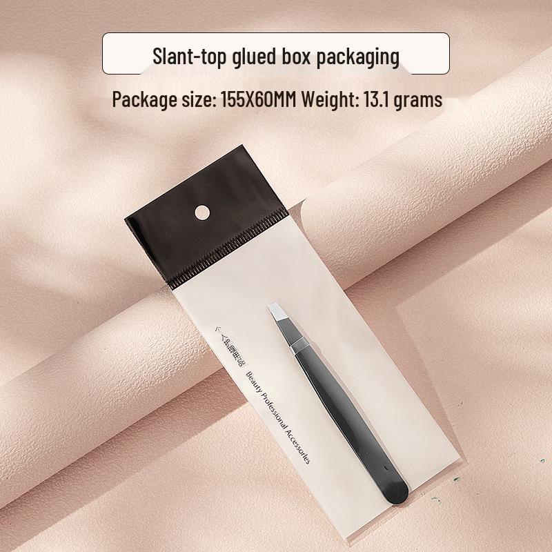 Stainless Steel 96-Piece Eyebrow & Beard Tweezers Set with Double Eyelid Stickers