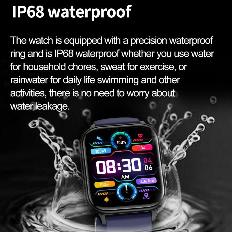 2025 Nové AI Diagnostika Zdraví Chytré Hodinky Ženy EKG HRV Funkce Krevní Tlak Kyselina Močová Lipidy BT Hovor Chytré Hodinky Dámské