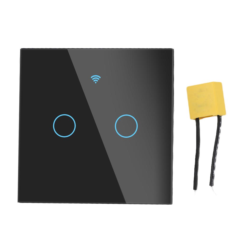 For Alexa Voice Control Switch WiFi Touch Switch Home Automation Control 86*86*35mm Energy Efficient Light Switch Energy Saving