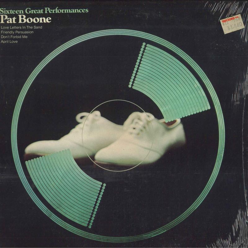 

LP Record PAT BOONE - Sixteen Great Performances MCA658 MCA RECORDS 1975 US Rock Used