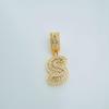 European Rock Candy Necklace: 26-Letter Pendant, Hip Hop Fashion Jewelry Accessories