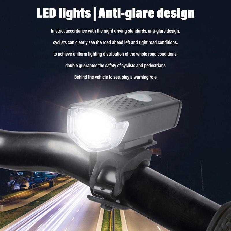 Accesorios Necessary USB Rechargeable LED Light For Bicycle Outdoor Cycling Front Light Bike