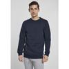 Sweatshirt - Urban Classics - Organic Basic Crew - Bleu Marine - Manches Longues - Col Classique