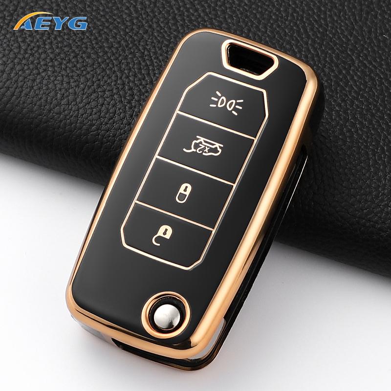 Fashion Tpu Car Key Cover Case Shell For Jeep Renegade Compass 4 Buttons Protected Holder Keyless Fob Bag