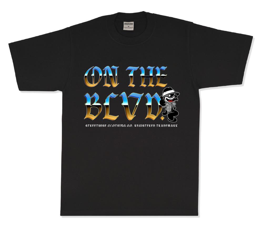 Streetwise BLVD Футболка с принтом Черный M-L-XL-2XL-3XL wbr/ -4XL-5XL Унисекс Футболка XXXXL