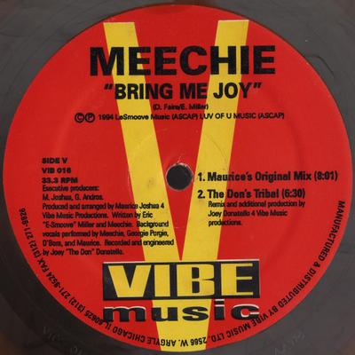 12inch Record MEECHIE - Bring Me Joy VOB016 VIBE MUSIC 1994 US Dance & Electronica Used