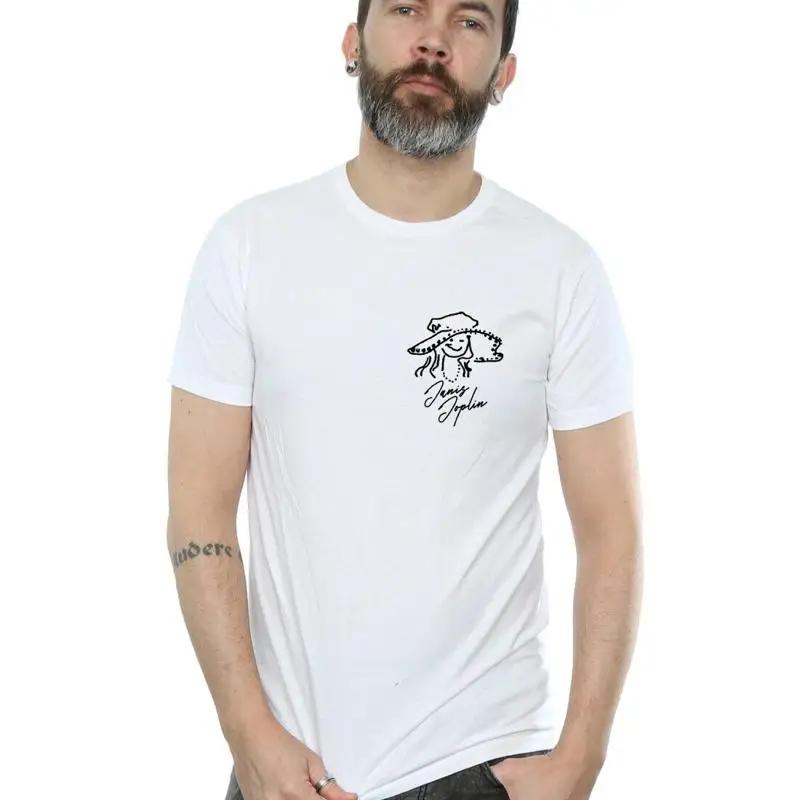 

Janis Joplin Men s Outline Sketched T-Shirt 5XL різнокольоровий