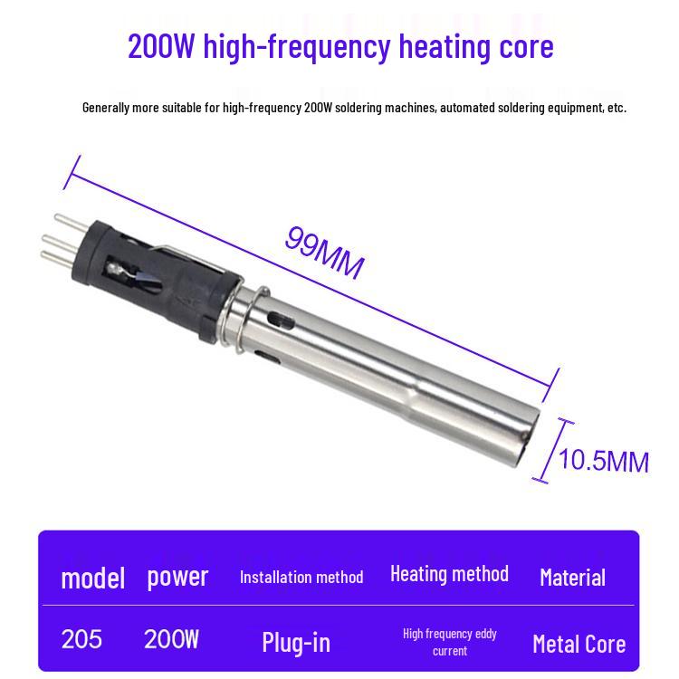 90W 203H/205H High-Frequency Soldering Iron Heating Core & Wire Accessory for Soldering Stations